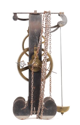 Lot 1745 - AN UNUSUAL 20TH CENTURY IRON MODEL OF GALLILEO’S ESCAPEMENT