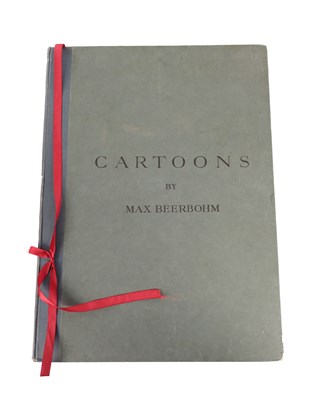 Lot 804 - 1ST EDITION CARTOONS “THE SECOND CHILDHOOD OF JOHN BULL” BY MAX BEERBOHM