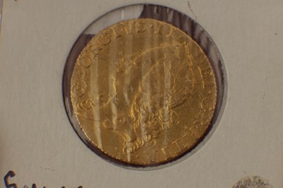Lot 553 - A GEORGE II 1747 GOLD GUINEA