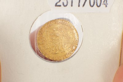 Lot 147 - A GEORGE III GOLD 1/4 GUINEA