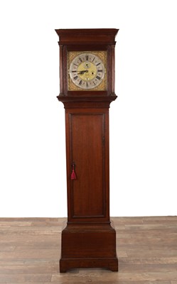 Lot 1526 - GABRIEL SMITH, NAMPTWICH, (NANTWICH) A GEORGE II OAK CASED LONGCASE CLOCK