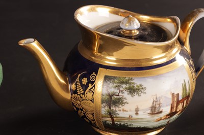 Lot 95 - A COLLECTION OF FIVE 18TH AND 19TH CENTURY TEAPOTS