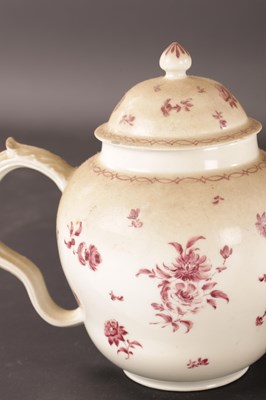 Lot 95 - A COLLECTION OF FIVE 18TH AND 19TH CENTURY TEAPOTS