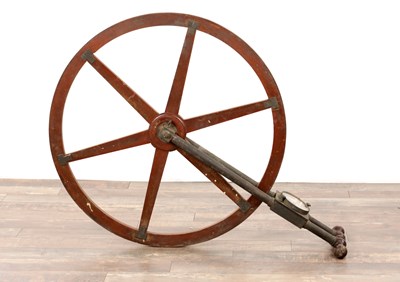 Lot 1763 - A MID 19TH CENTURY BRASS AND MAHOGANY WAYWISER SIGNED ELLIOTT BROS, LONDON