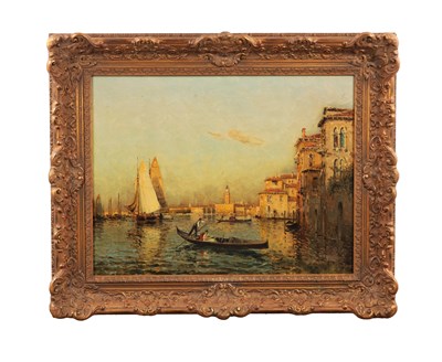 Lot 1031 - ANTOINE BOUVARD (1870 - 1956) OIL ON CANVAS