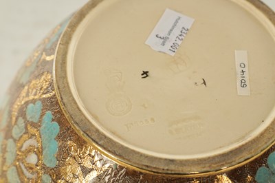 Lot 85 - TWO LATE 19TH CENTURY DOULTON LAMBETH ENGLAND SHOULDERED TAPERING JARDINERES
