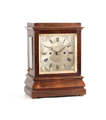 Lot 1623 - HOLMES, LONDON. A MID 19TH CENTURY ROSEWOOD DOUBLE FUSEE LIBRARY CLOCK