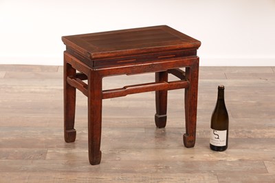 Lot 187 - A 19TH CENTURY CHINESE CARVED HARDWOOD JARDINIERE STAND
