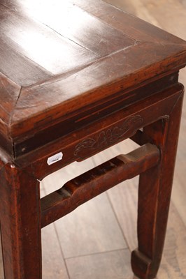 Lot 187 - A 19TH CENTURY CHINESE CARVED HARDWOOD JARDINIERE STAND