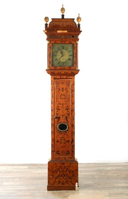 Lot 1544 - PETER GARON, LONDON. A FINE EARLY 18TH CENTURY SEAWEED MARQUETRY MONTH GOING LONGCASE CLOCK