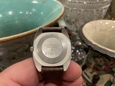 Lot 1408 - A CWC (CABOT WATCH COMPANY) MILITARY ISSUE WRIST WATCH