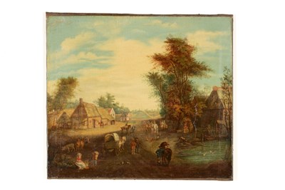 Lot 988 - IN THE MANNER OF JAN BRUEGHEL, AN 18TH CENTURY FLEMISH OIL ON CANVAS