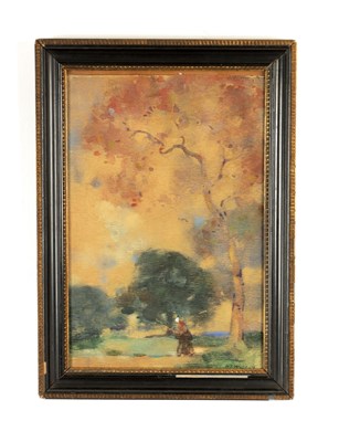 Lot 977 - HENRY TAYLOR WYSE (SCOTTISH, 1870-1951) AUTUMNAL WATERCOLOUR