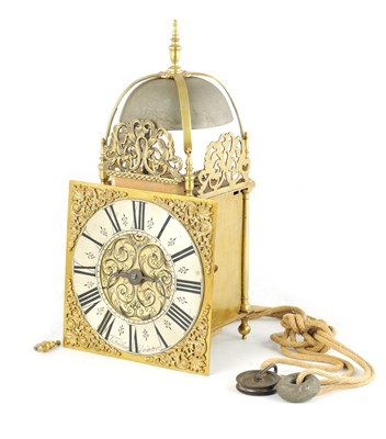 Lot 1483 - JOSEPH FORDHAM, BRAINTREE. A LATE 17TH CENTURY LANTERN CLOCK