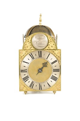 Lot 1584 - WINDMILLS, LONDON. AN EARLY 18TH CENTURY LANTERN CLOCK