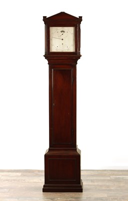 Lot 1472 - THOMAS WORSWICK, LANCASTER, A SMALL GEORGE III REGULATOR LONGCASE CLOCK