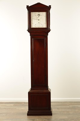 Lot 1472 - THOMAS WORSWICK, LANCASTER, A SMALL GEORGE III REGULATOR LONGCASE CLOCK