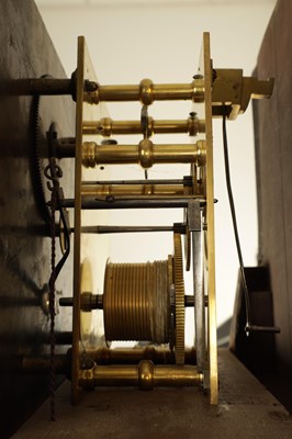 Lot 1472 - THOMAS WORSWICK, LANCASTER, A SMALL GEORGE III REGULATOR LONGCASE CLOCK