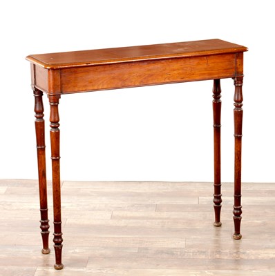 Lot 1176 - A LATE 19TH CENTURY MAHOGANY HALL TABLE