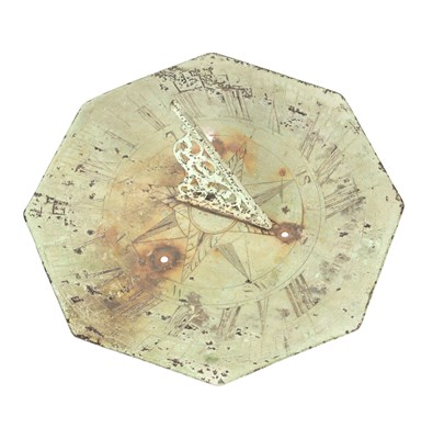 Lot 848 - A GEORGE III BRONZE SUNDIAL