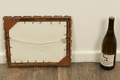 Lot 57 - A 19TH CENTURY ENGLISH PORCELAIN PLAQUE DEPICTING CHATSWORTH HOUSE