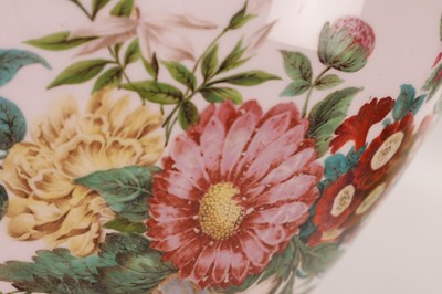 Lot 32 - A LARGE 19TH CENTURY BOHEMIAN CRANBERRY FLASHED AND WHITE OVERLAY OVOID VASE OF LARGE SIZE