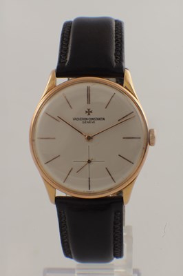 Lot 1399 - A GENTLEMAN’S 18CT ROSE GOLD VACHERON CONSTANTIN PATRIMONY WRIST WATCH