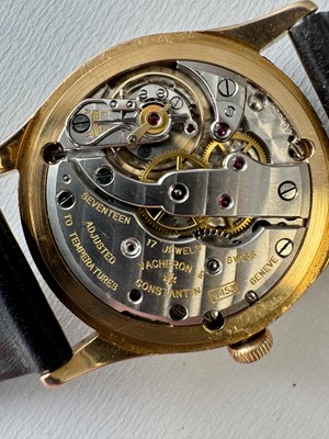 Lot 1399 - A GENTLEMAN’S 18CT ROSE GOLD VACHERON CONSTANTIN PATRIMONY WRIST WATCH