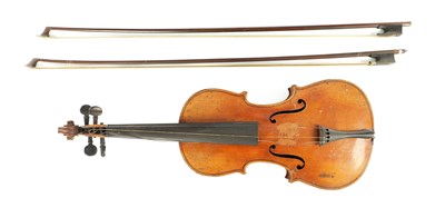 Lot 685 - A CASED ANTIQUE VIOLIN