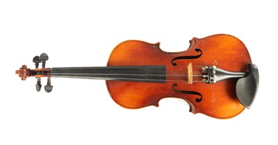 Lot 706 - AN ANTIQUE CASED GERMAN VIOLIN