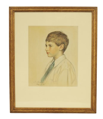 Lot 1244 - AN EARLY 20TH CENTURY PASTEL ON PAPER