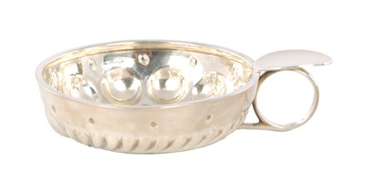 Lot 347 - A LATE 19TH CENTURY FRENCH SILVER TASTEVIN