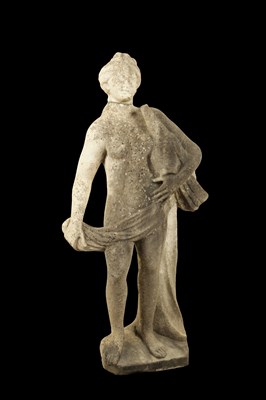 Lot 957 - 17TH CENTURY/18TH CENTURY CARVED MARBLE STATUE IN WEATHERED CONDITION