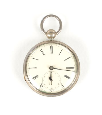 Lot 1395 - JOHN DUMBELL, LIVERPOOL. AN UNUSUAL SILVER OPEN FACED POCKET WATCH