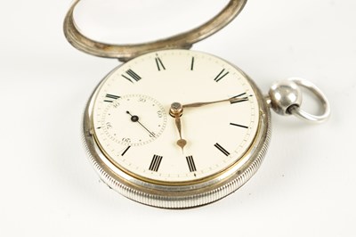 Lot 1452 - HORNBY, LIVERPOOL. A SILVER OPEN FACED POCKET WATCH