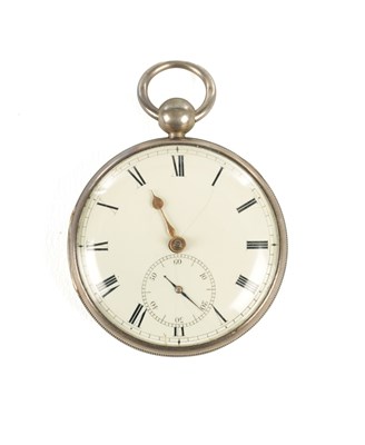 Lot 1436 - LITHERLAND DAVIES, LIVERPOOL. A SILVER OPEN FACED POCKET WATCH