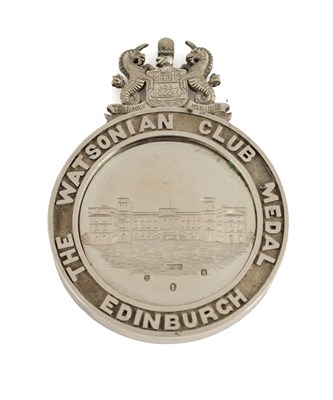 Lot 444 - A VICTORIAN SILVER WATSONIAN CLUB MEDALLION