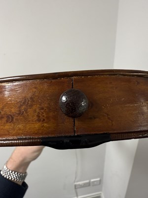 Lot 699 - A VIOLIN WITH A TWO PIECE BACK BEARING LABEL J W OWEN MAKER LEEDS