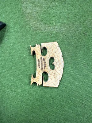 Lot 699 - A VIOLIN WITH A TWO PIECE BACK BEARING LABEL J W OWEN MAKER LEEDS