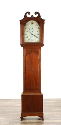 Lot 1619 - CHARLES LOW, ARBROATH. A SMALL EIGHT DAY LONGCASE CLOCK