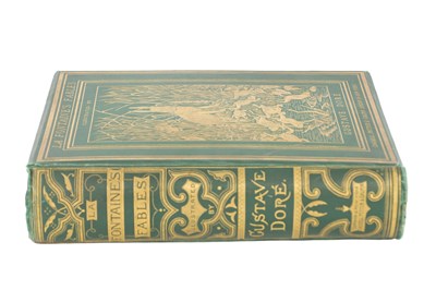 Lot 714 - LA FONTAINE'S FABLES HARDBACK IN GILT GREEN LEATHER