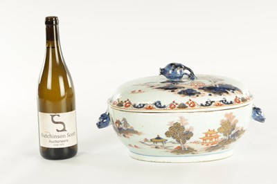 Lot 183 - AN 18TH/19TH CENTURY CHINESE IMARI PORCELAIN TUREEN