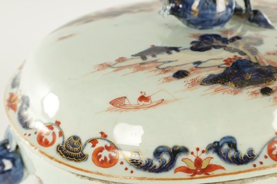 Lot 183 - AN 18TH/19TH CENTURY CHINESE IMARI PORCELAIN TUREEN