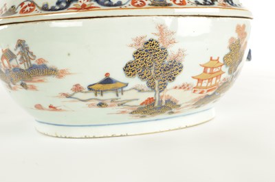 Lot 183 - AN 18TH/19TH CENTURY CHINESE IMARI PORCELAIN TUREEN