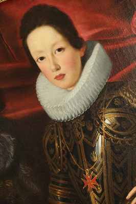 Lot 975 - JUSTUS SUSTERMANS (1597 - 1681) OIL ON CANVAS