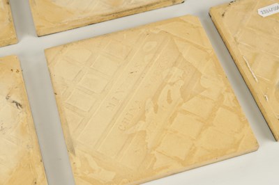 Lot 46 - A SET OF SIX AESTHETIC PERIOD MINTONS CERAMIC TILES IN THE MANNER OF JOHN MOYR SMITH