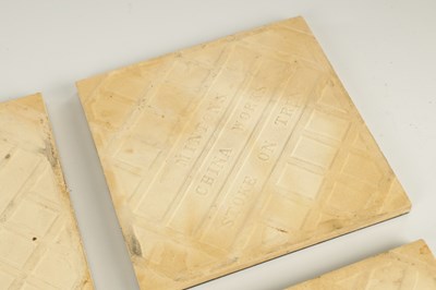Lot 46 - A SET OF SIX AESTHETIC PERIOD MINTONS CERAMIC TILES IN THE MANNER OF JOHN MOYR SMITH