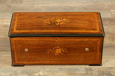 Lot 702 - A LATE 19TH CENTURY SWISS PAILLARD VOUCHER & FILS MECHANICAL MUSICAL BOX