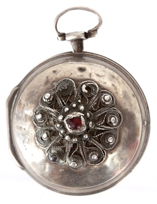 Lot 171 - GEORGE PRIOR LONDON, A GEORGE III SILVER PAIR...