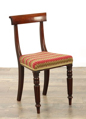 Lot 1295 - A GEORGE III MAHOGANY CHILDS CHAIR IN THE MANNER OF GILLOWS